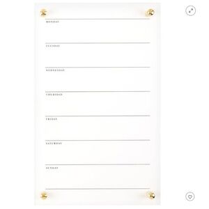 Target Sugar Paper Essentials 16"x10" Glass Dry Erase Board